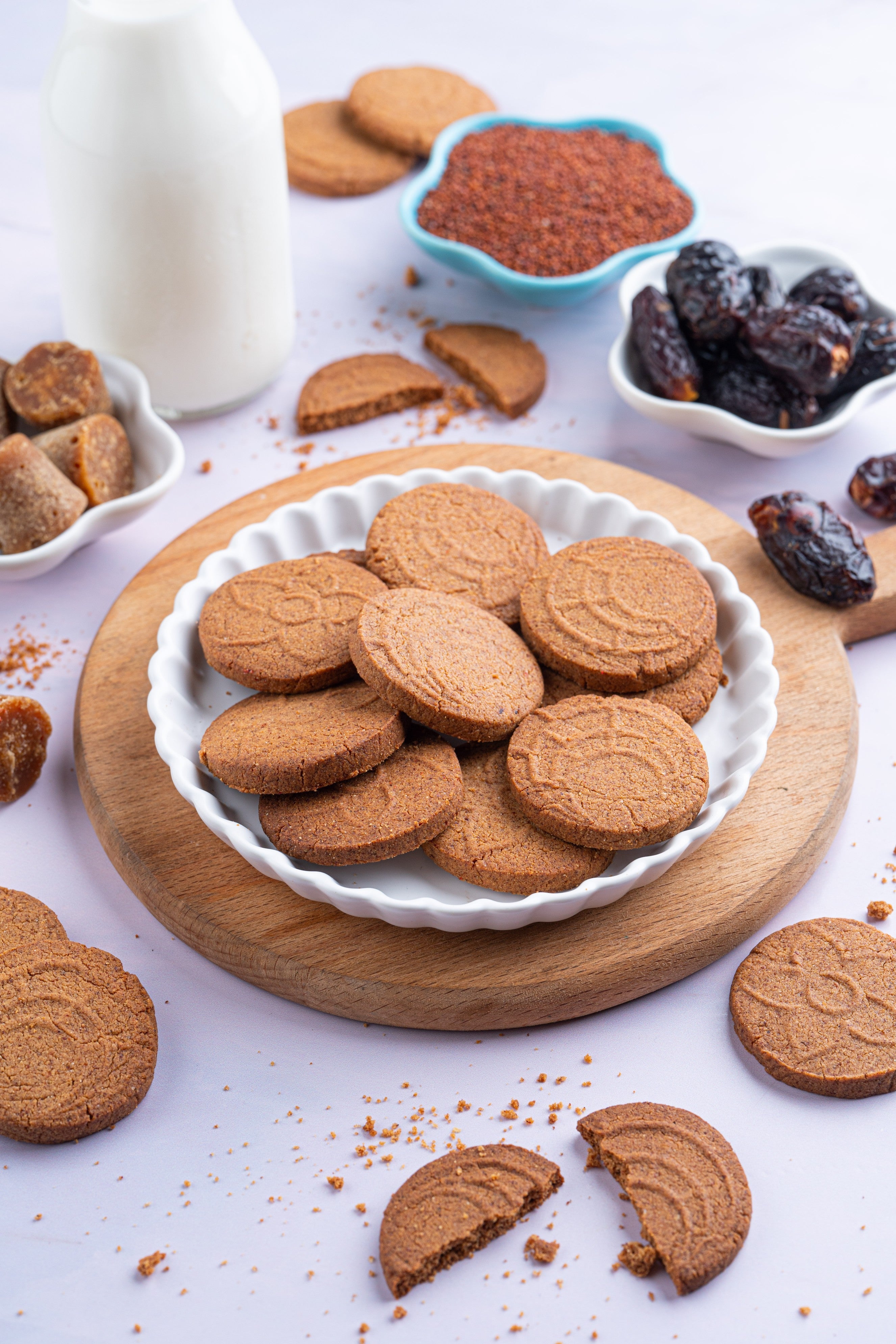 Millet and Date Cookies